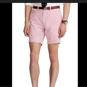 Polo Ralph Lauren Pink Seersucker Shorts